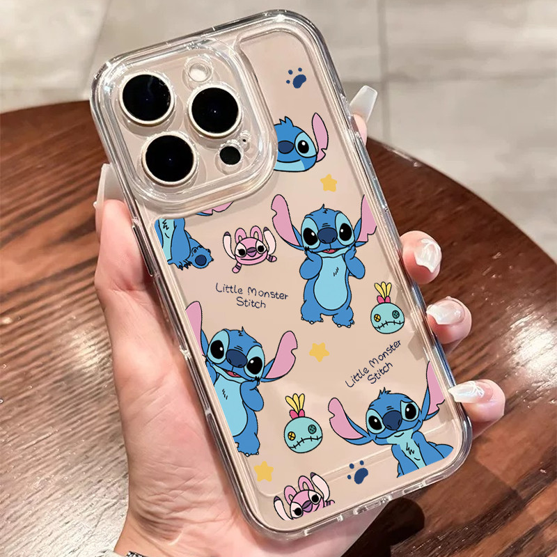 COD Casing hp Cangkang bahan silikon tahan guncangan dan tahan jatuh TPU Material Pola karakter hewa