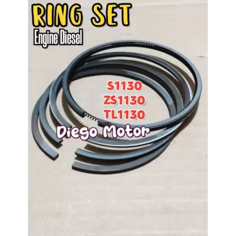 

S1130 RING PISTON - Reng seher mesin pengerak tianli feng tian dong feng TL1130 Zs1130 amplas