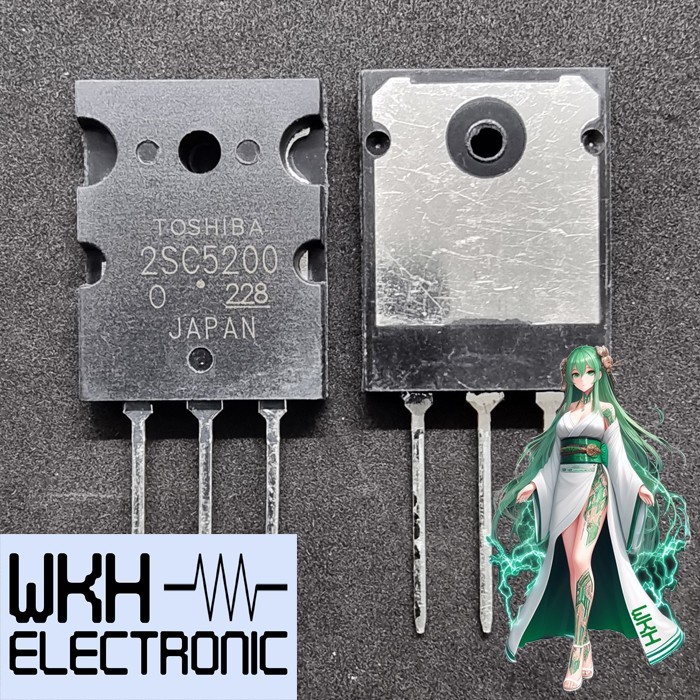 (BACA DESKRIPSI) 2SC5200 2S C5200 150W Silicon NPN Triple Diffused Transistor