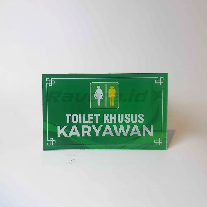 

Papan Akrilik Toilet Karyawan
