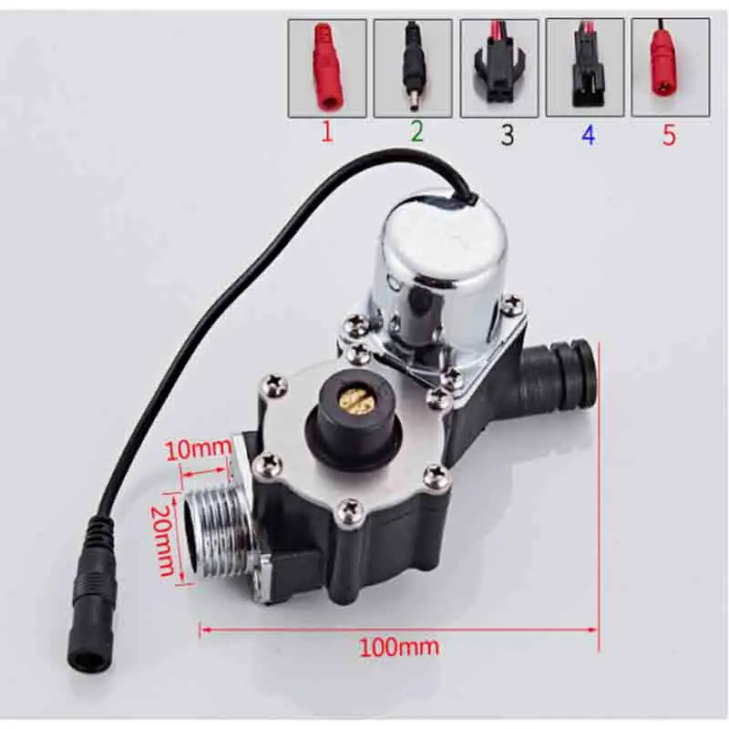 【Barang spot】Sensor urinoir tersembunyi 6V katup siram katup solenoid keran urinoir aksesori siram u
