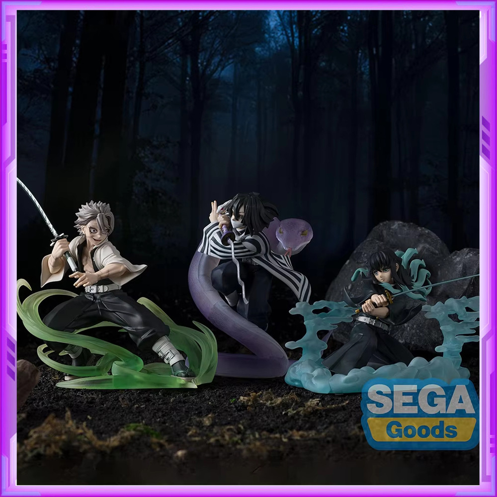 Original SEGA Xross Link Demon Slayer Shinazugawa Sanemi Iguro Obanai Tokitou Muichirou Anime Figure