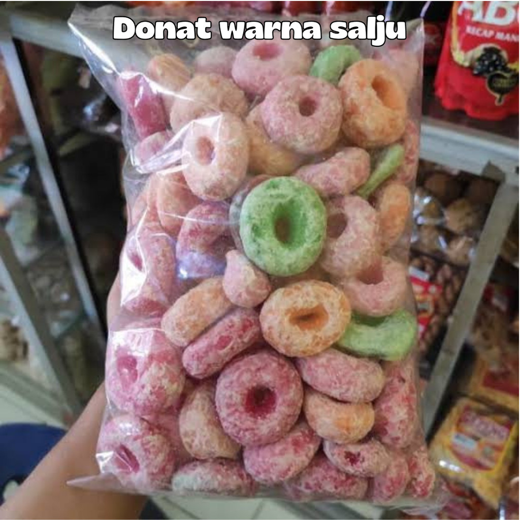

VIRAL TERLARIS donat jadul salju kering cemilan donat kering donat kering donat warna