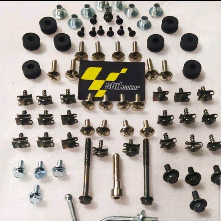 baut body full set suzuki satria satria hiu