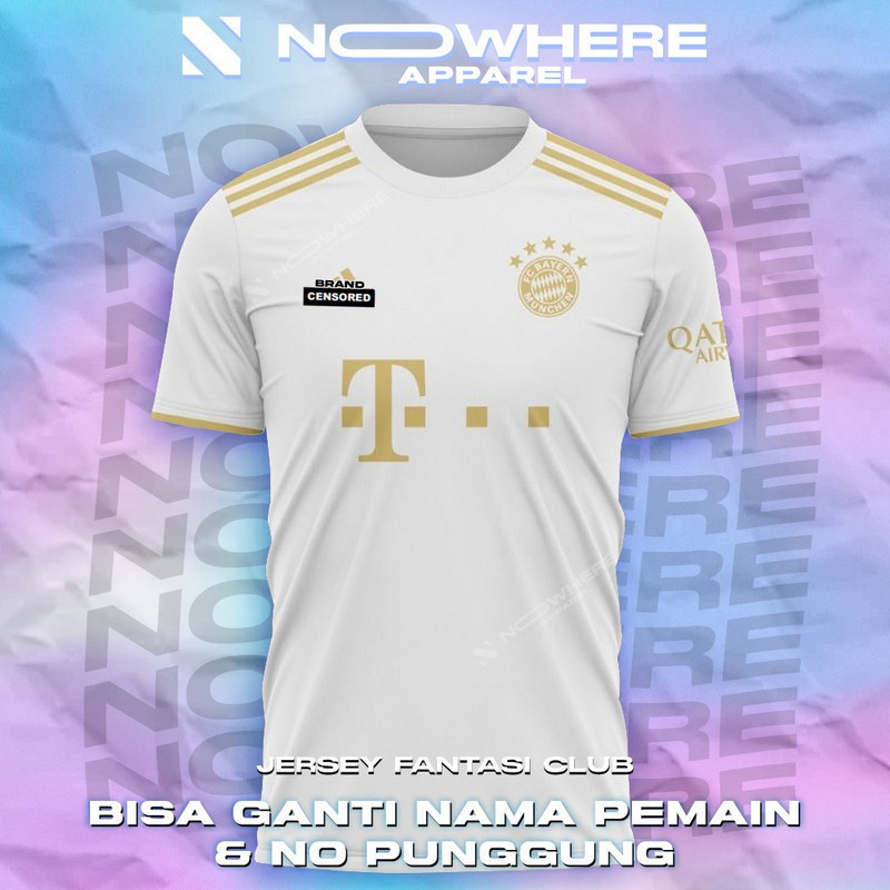 MEGA JERSEY  FANTASY JERSEY Bayern Munchen Home Away 2022 2023