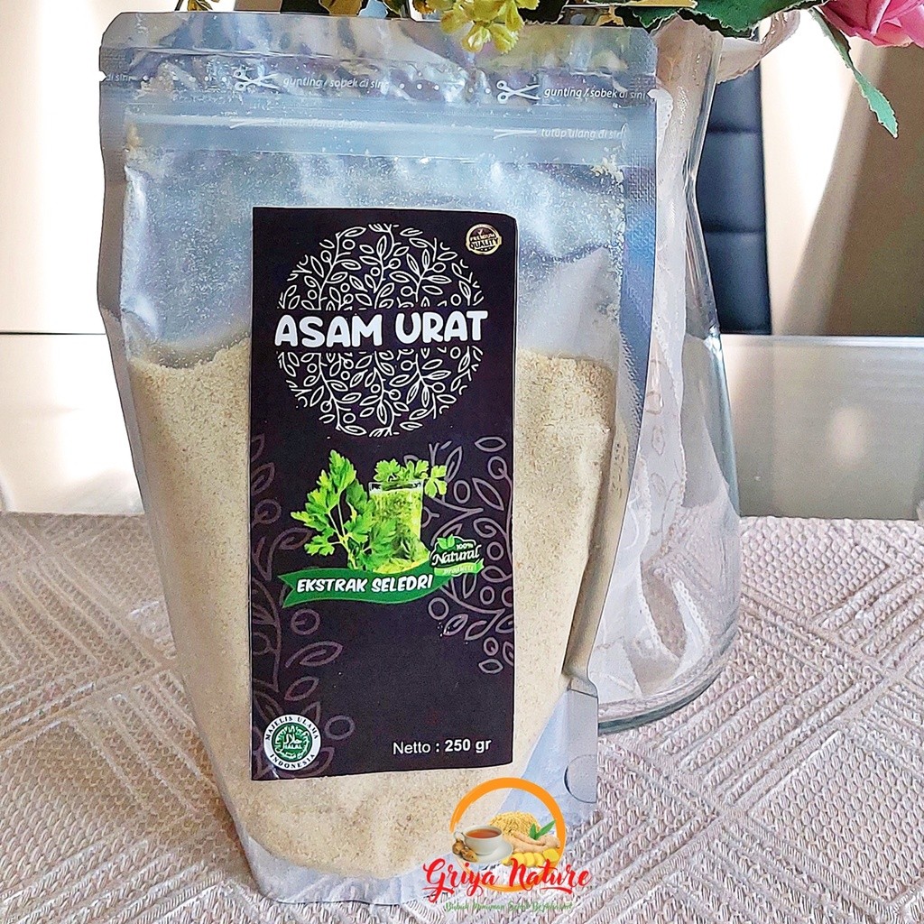 

MINUMAN SEHAT | Herbal Asam Urat 250 gr PIRT | Minuman Ekstrak Seledri Bubuk Instant | Jamu Kolesterol | Jamu Rematik | Mencegah Osteoporosis | Meningkatkan Kesehatan Tulang Minuman Herbal Serbuk Seledri Kencur Instan Menurunkan Tekanan Darah Tinggi