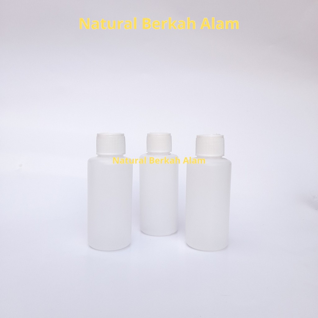 Botol 100 Ml Bulat Natural Hdpe Inner Tutup Hdpe Putih / Botol Hdpe / Botol Hdpe Kosmetik / Botol To