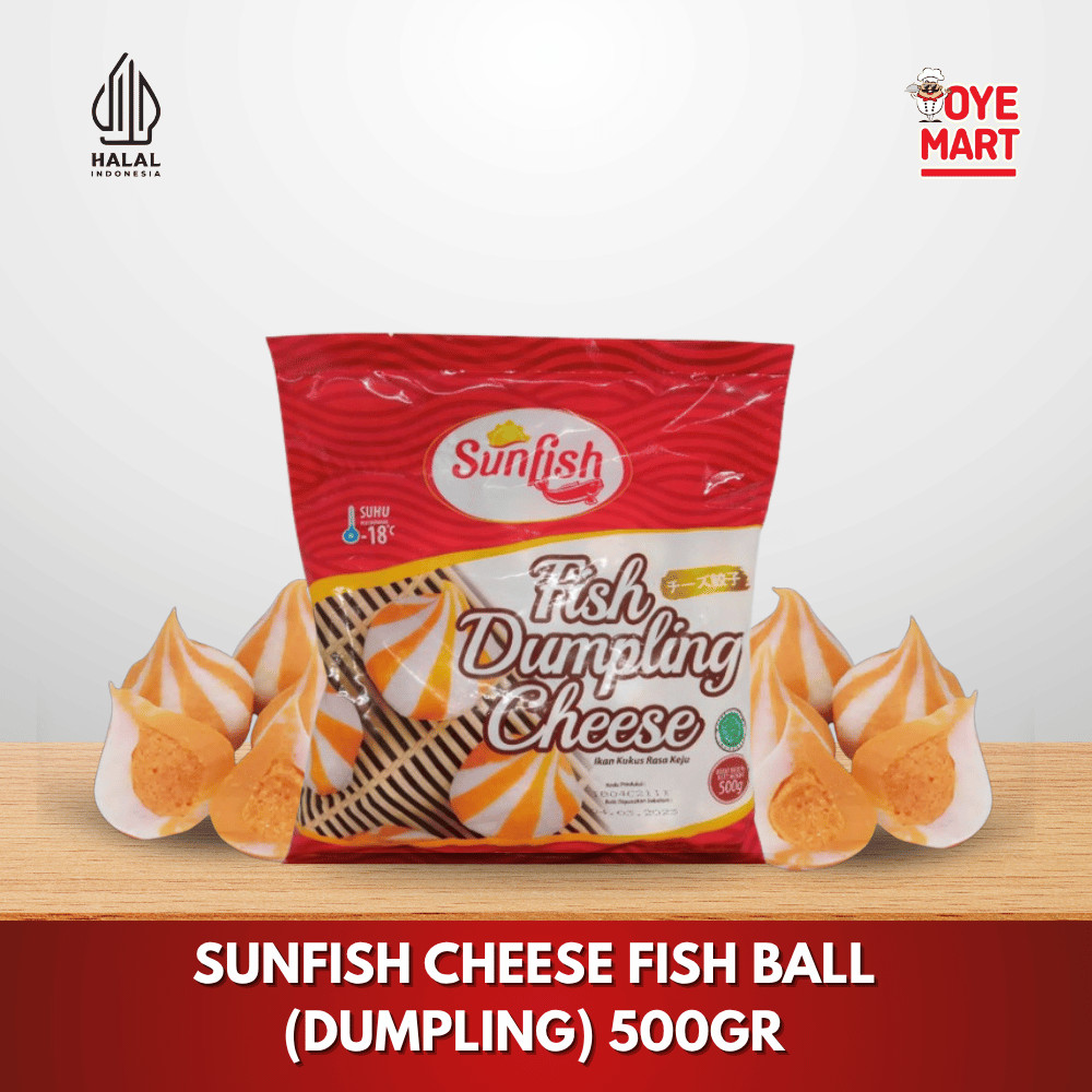 

SUNFISH CHEESE DUMPLING ATAU CHEESE BALL 500GR / IKAN OLAHAN ISI KEJU