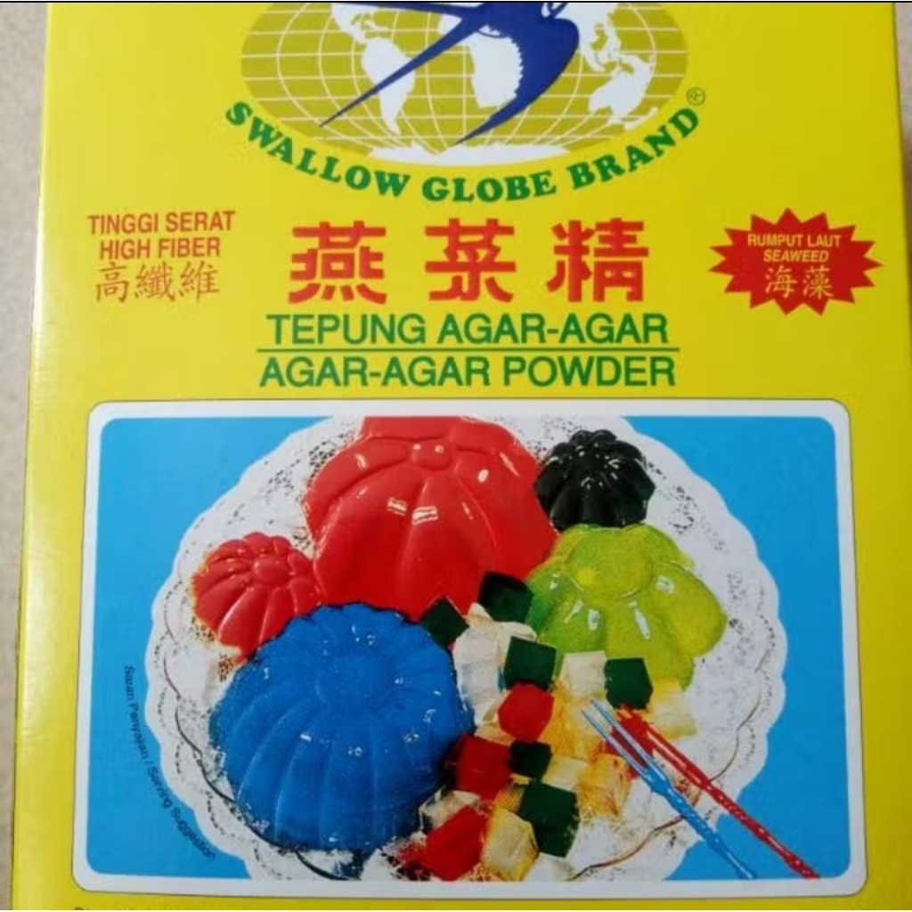 

Tepung Agar-agar swallow globe 1 bungkus 7gr