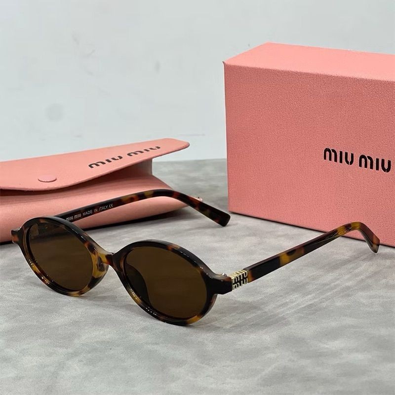 Kacamata Sunglasses Wanita MiuMiu Luxury Oval Authentic pma