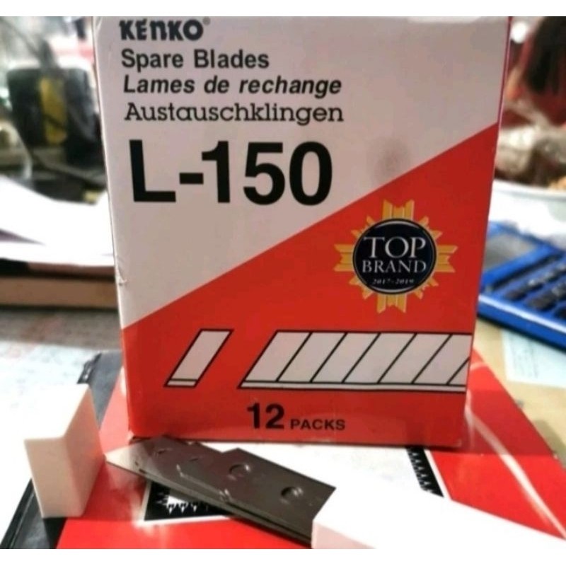 

Pisau Refill Cutter Besar KENKO L-150 Kuat Tajam 1pak