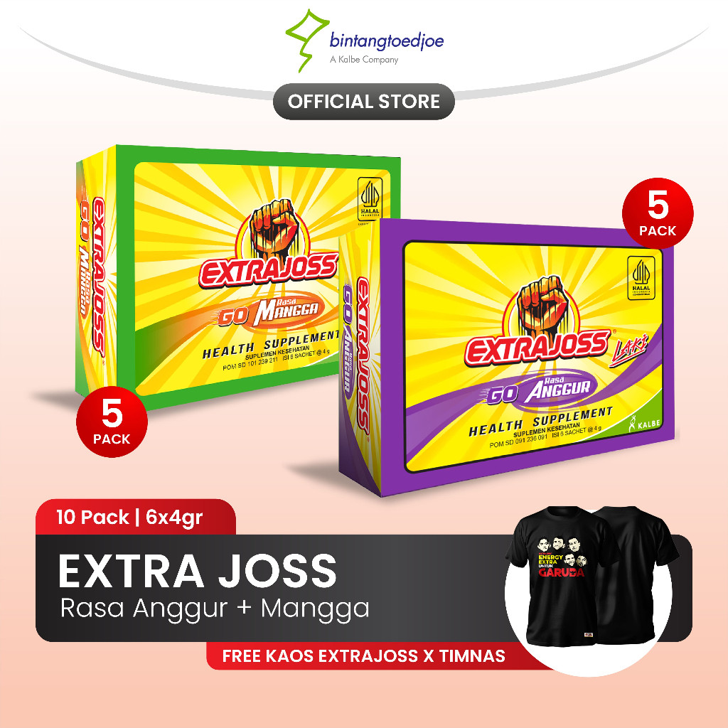 

Extra Joss Anggur 5 Pack + Extra Joss Mangga 5 Pack