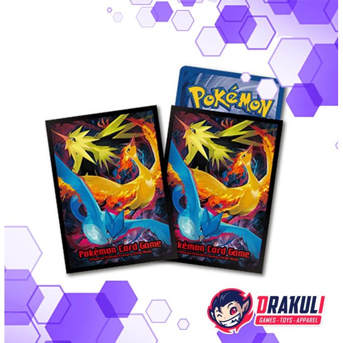 TCG Pokemon Deck Shield Sleeve - Articuno, Zapdos, & Moltres
