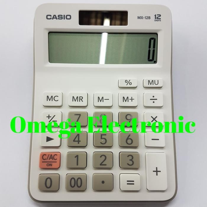 

Casio MZ 12S - Kalkulator Meja - Putih