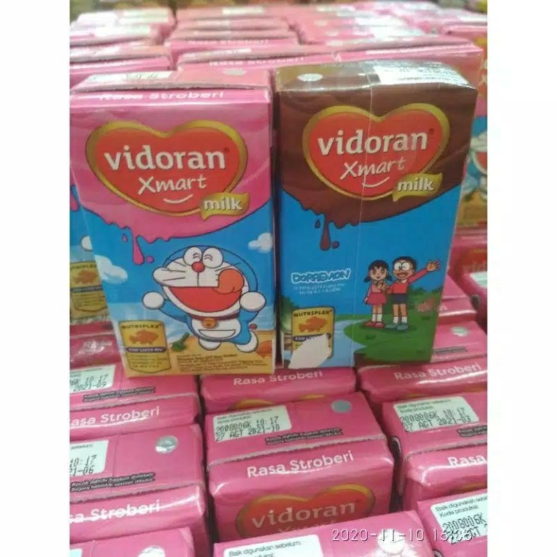 

Vidoran UHT 110ml Susu Cokelat Dan Strawberry - ARM