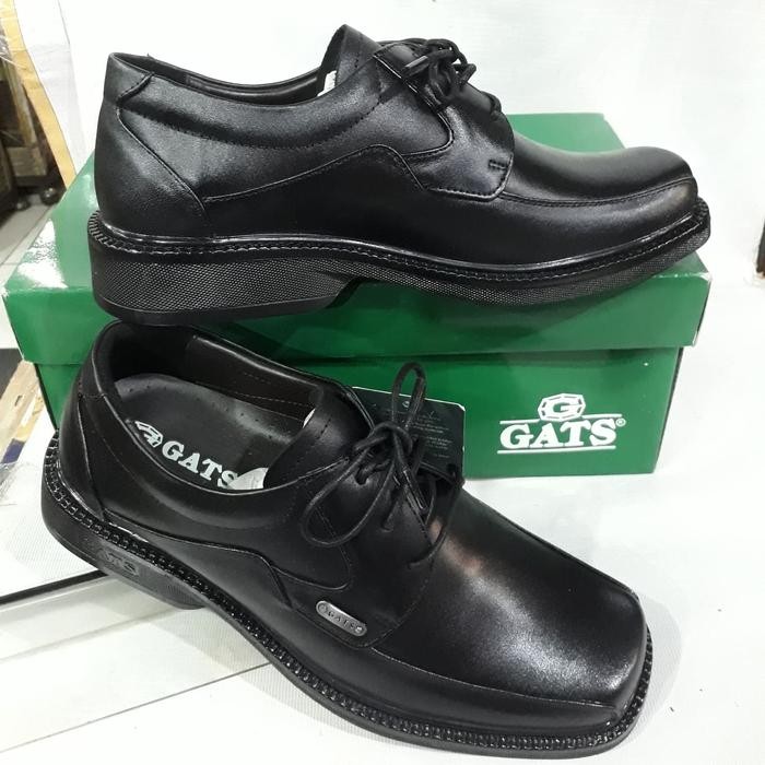 sepatu Pantofel pria tali GATS RF-8008 original kulit