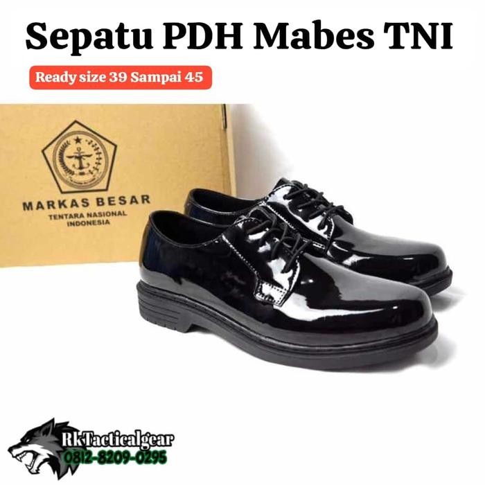 Sepatu PDH Original Bocorocco TNI & Mabes TNI - Merk MABES TNI