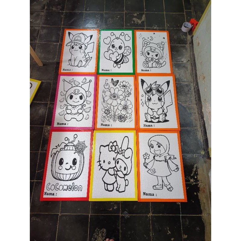 

GROSIR STEROFOAM LUKIS ISI 40PCS/MEWARNAI GABUS TERMURAH