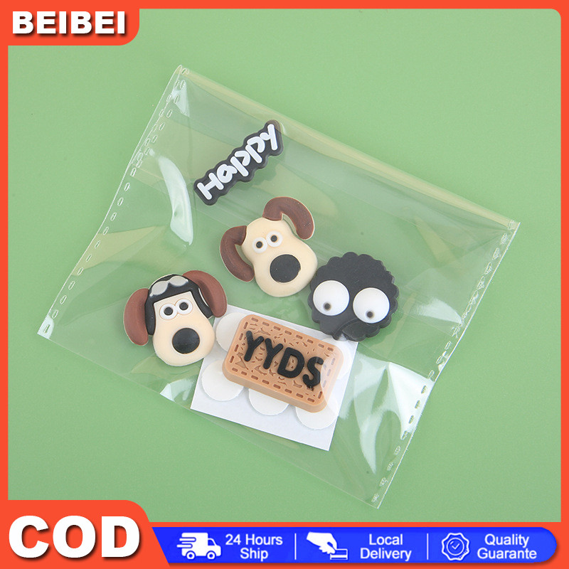 

3D kartun anak anjing perhiasan plastik lembut perhiasan kotak telepon lubang stiker sepatu lubang sepatu menggantung aksesoris DIY cangkir obat kumur stiker tiga dimensi