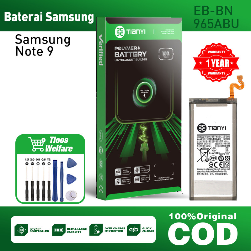 Baterai Samsung Note 9 EB-BN965ABU 4000mAh Hp Batrei Battery Promo Murah COD