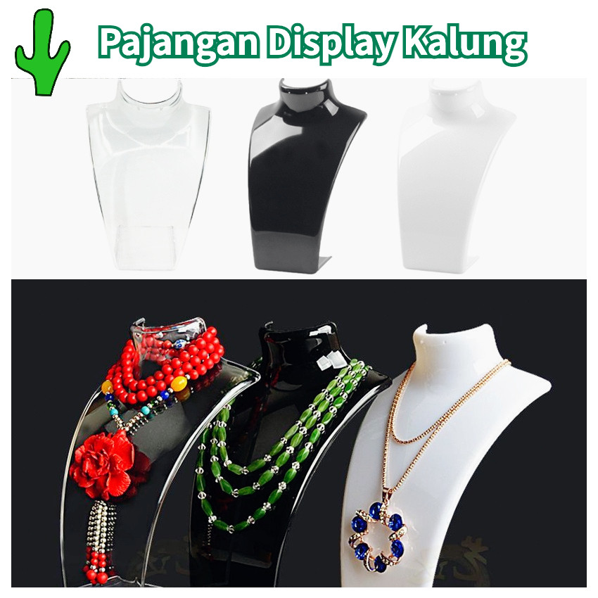 Display Pajangan Kalung Manekin Patung Leher Display Pajangan Perhiasan Seserahan Mahar Manekin Kalu