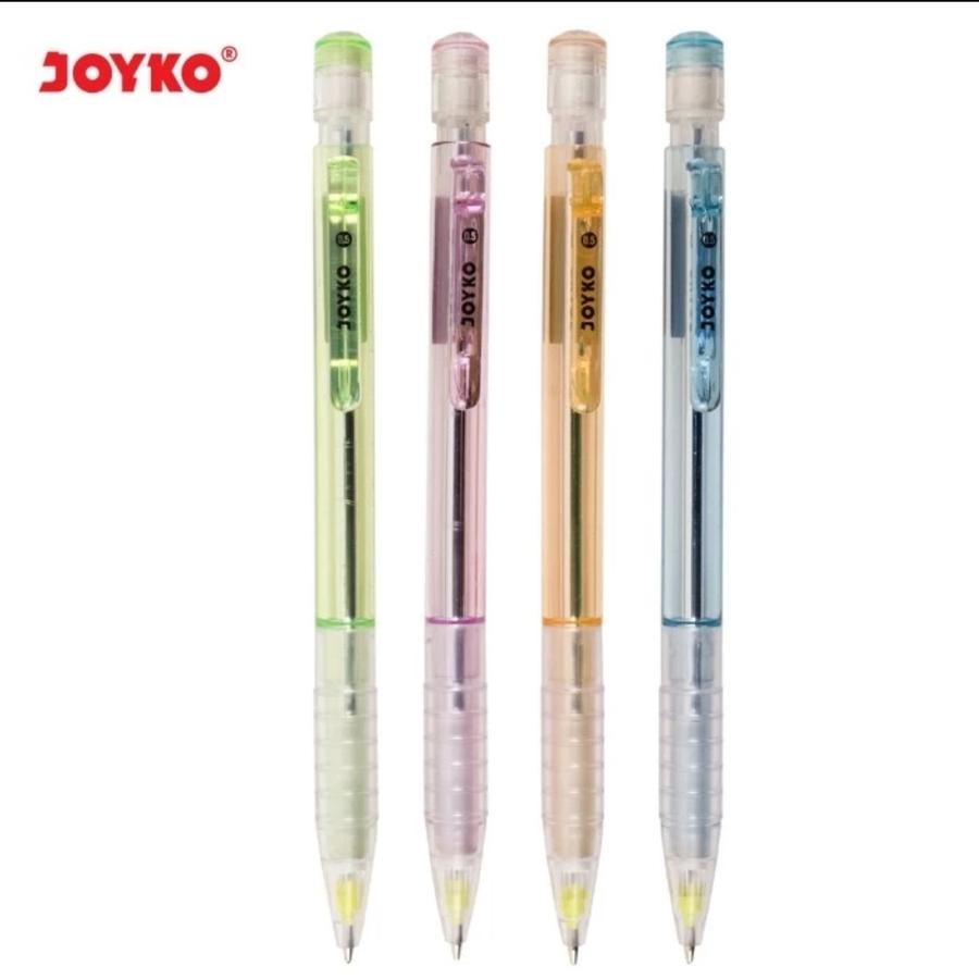 

MECHANICAL PENCIL LEAD PENSIL MEKANIK JOYKO MP-15 0.5 mm CRISTAL