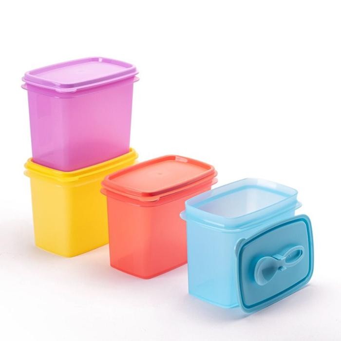 Tempat Bumbu Tupperware - Toples Bumbu Dapur - Vieta Set (4) - Ungu 4pc