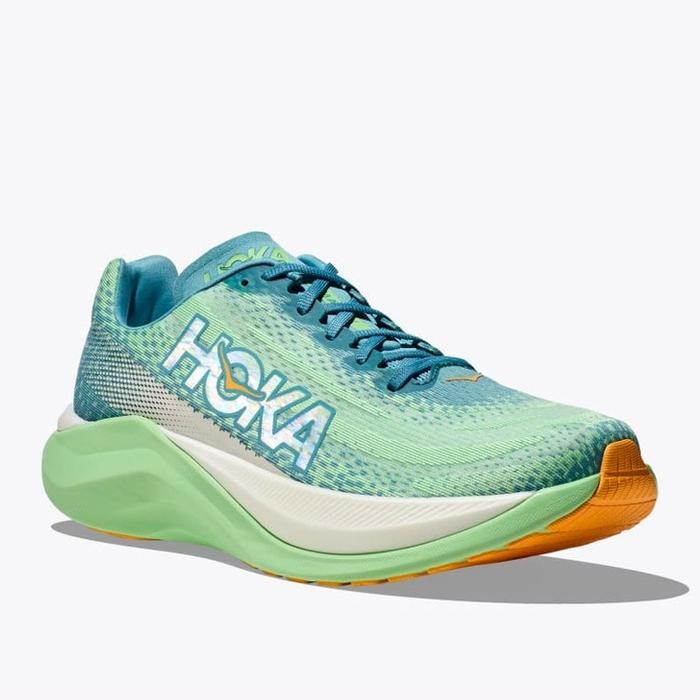 Sepatu Hoka One One Mach X / Ocean Mist / Running Shoes Men's