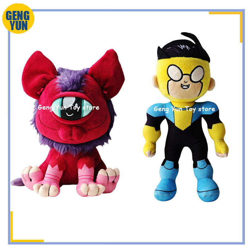 New Invincible Mark Grayson Cartoon Anime Movie Periphery Cotton Stuffed Doll Figure Big Eyes Monste