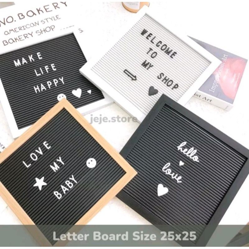 

Papan Nama Bayi / Felt Letter Board Set / Papan Hurup Letter Boar / Papan Nama Bayi BISA COD Dunia Mote