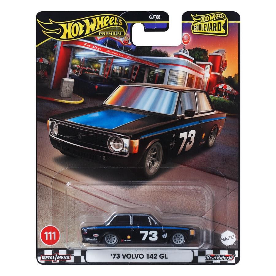 Hot Wheels Boulevard 73 Volvo 142 GL - Hitam