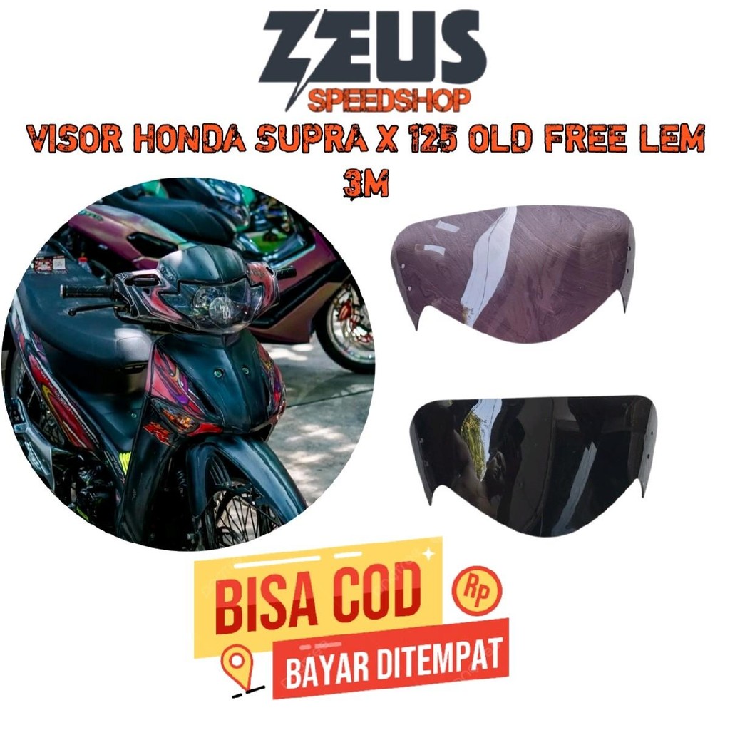VISOR STANDAR HONDA SUPRA X 125 OLD VISOR VARIASI SUPRA X 125 OLD Motorcycle Aksesoris