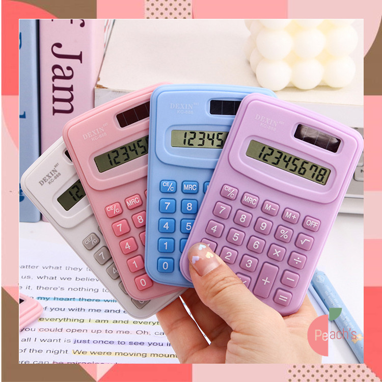 

PEACHs - 6483 Pocket Calculator 8 Digit / Kalkulator Saku Desain Lucu