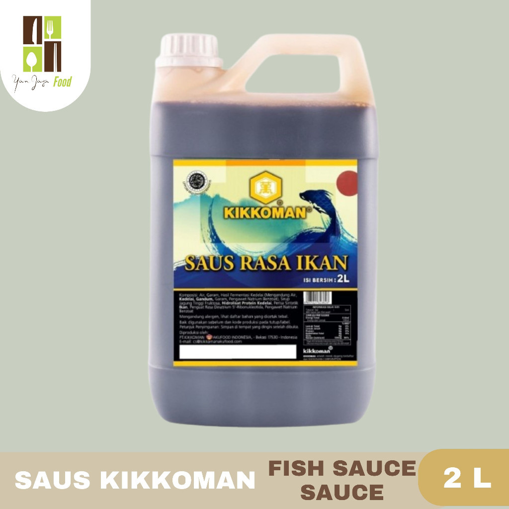 

Kikkoman Rasa Ikan Fish Sauce Kecap Rasa Ikan Saus Ikan Jerigen 2 Liter