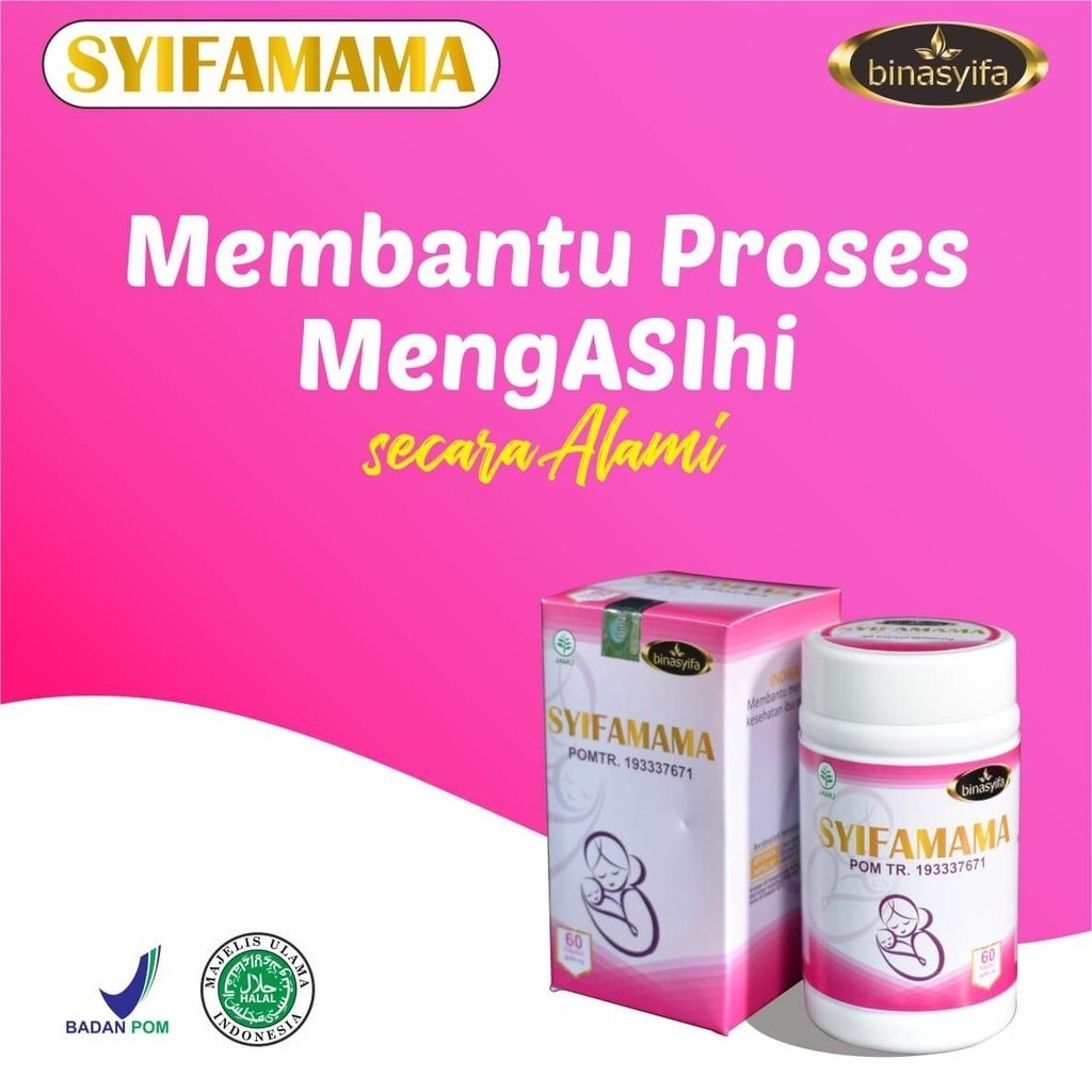 

Binasyifa Syifamama Syifa Mama Obat Pelancar ASI Vitamin Ibu Menyusui ASI Booster Alami Melancarkan ASI Mengentalkan ASI Binasyifa Herbal Ampuh