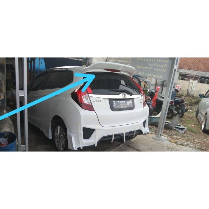 TERMURAH SPOILER SPOON HONDA JAZZ TAHUN 2014 - 2021 GK5 spoiler spoon jazz gk5 - SANNY VARIASI