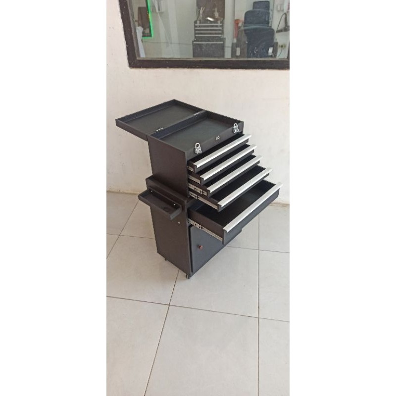 Troly perkakas / troly barbershop / meja barber / rak barbershop/ meja pangkas / rak salon / troly k