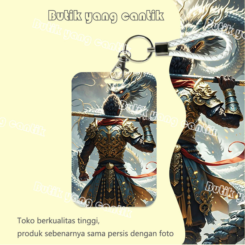 

ID CARD HOLDER, Tempat Kartu Kartun Black Myth Wukong, Cocok untuk Kantor/Sekolah, Kartu Pelajar/Kartu Transportasi, Kartu Akses, KTP, Flazz, Kartu Kredit Elektronik dan Uang Elektronik.