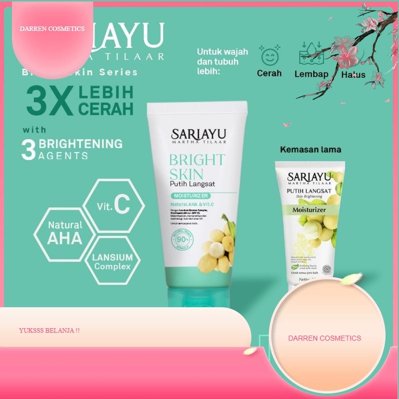 Moisturizer putih langsat sariayu