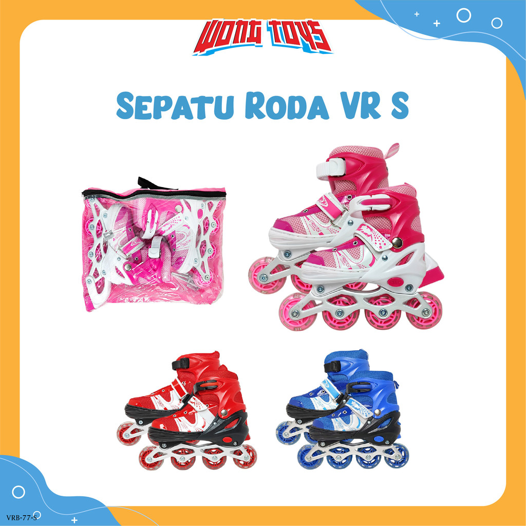 Sepatu Roda VR S (VRB-77-S) - Sepatu Roda Anak In Line Skate Ukuran S - VRB-77-S-CVLH