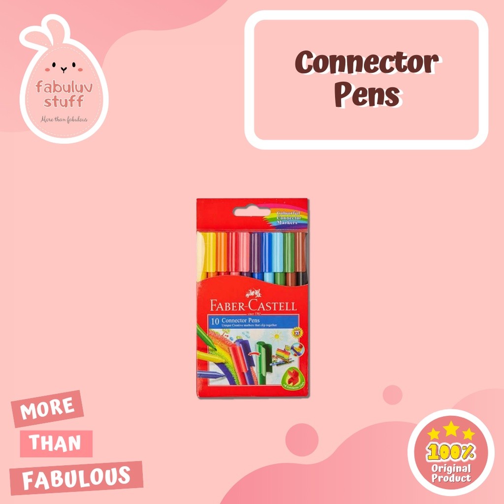 

ATK ~ Connector Pen / Spidol Sambung / Pen Konektor isi 10