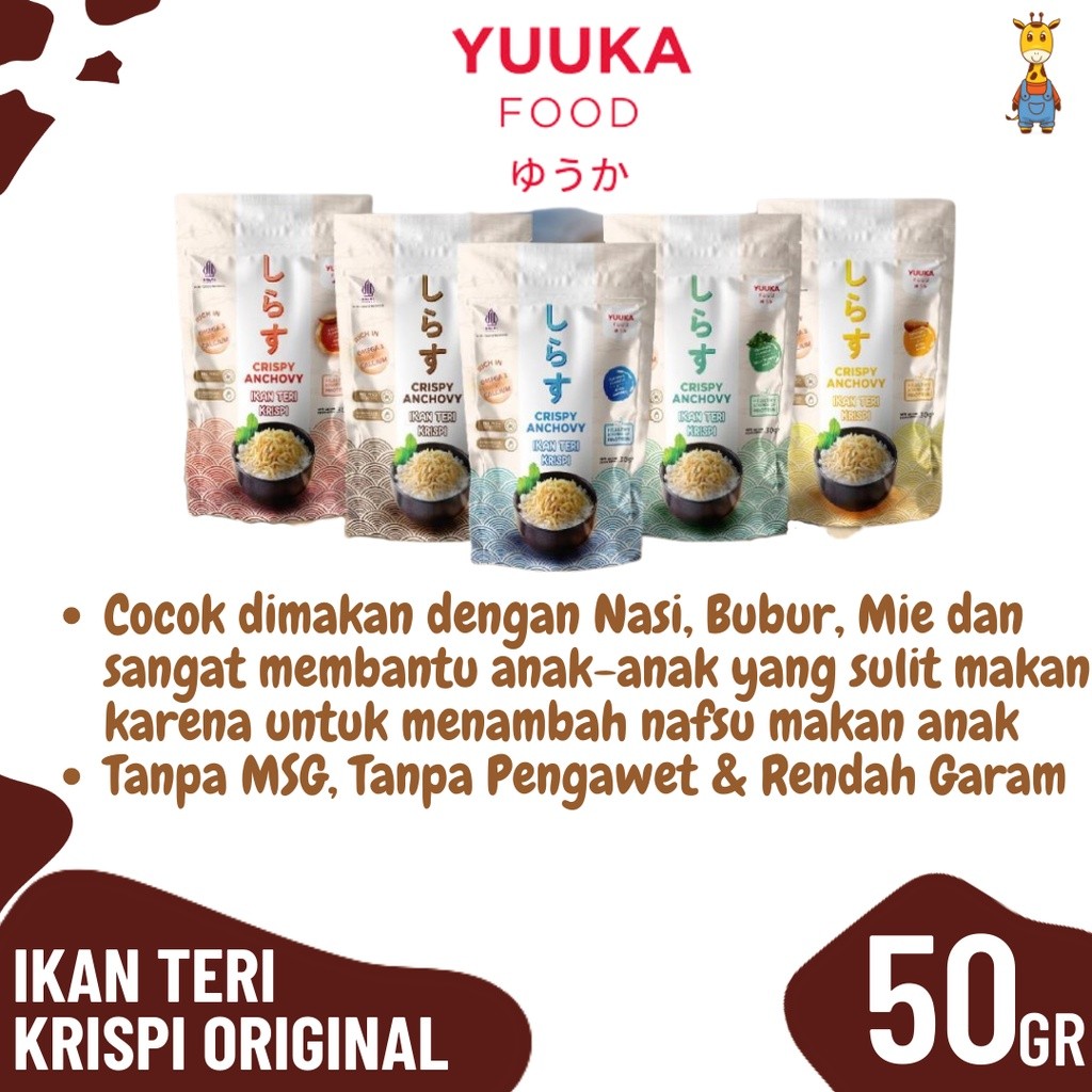 

Yuuka Food Teri Krispi - Snack MPASI