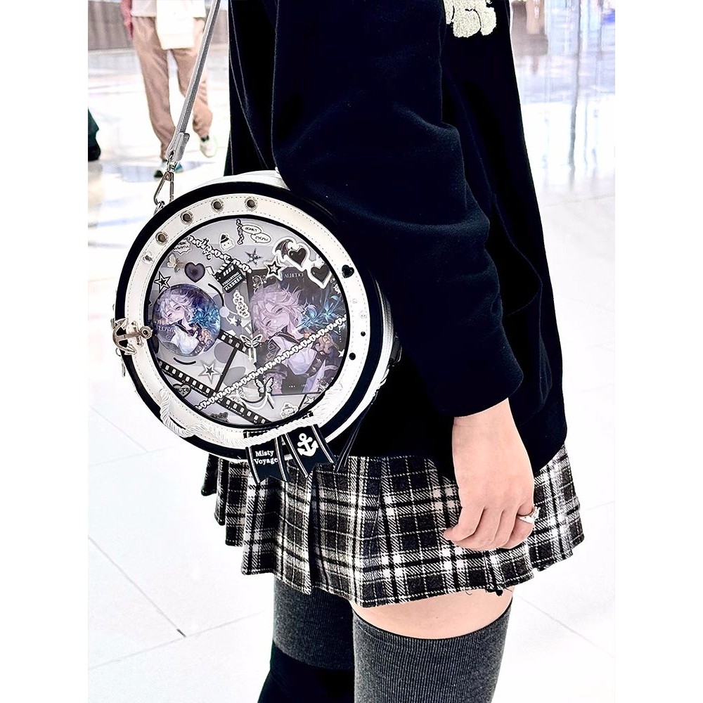 Aroana ItaBag Buku Harian Berlayar soda teh mint asli ceruk kue bulat kecil tas rasa sakit selempang