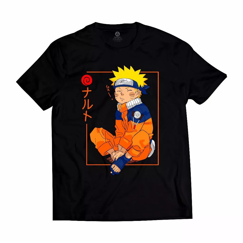 Kaos anime Kaus Anak Naruto Uzumaki Kaus Anime 0067 Kaus Jepang Pakaian Distro Wibu Pakaian Jalanan