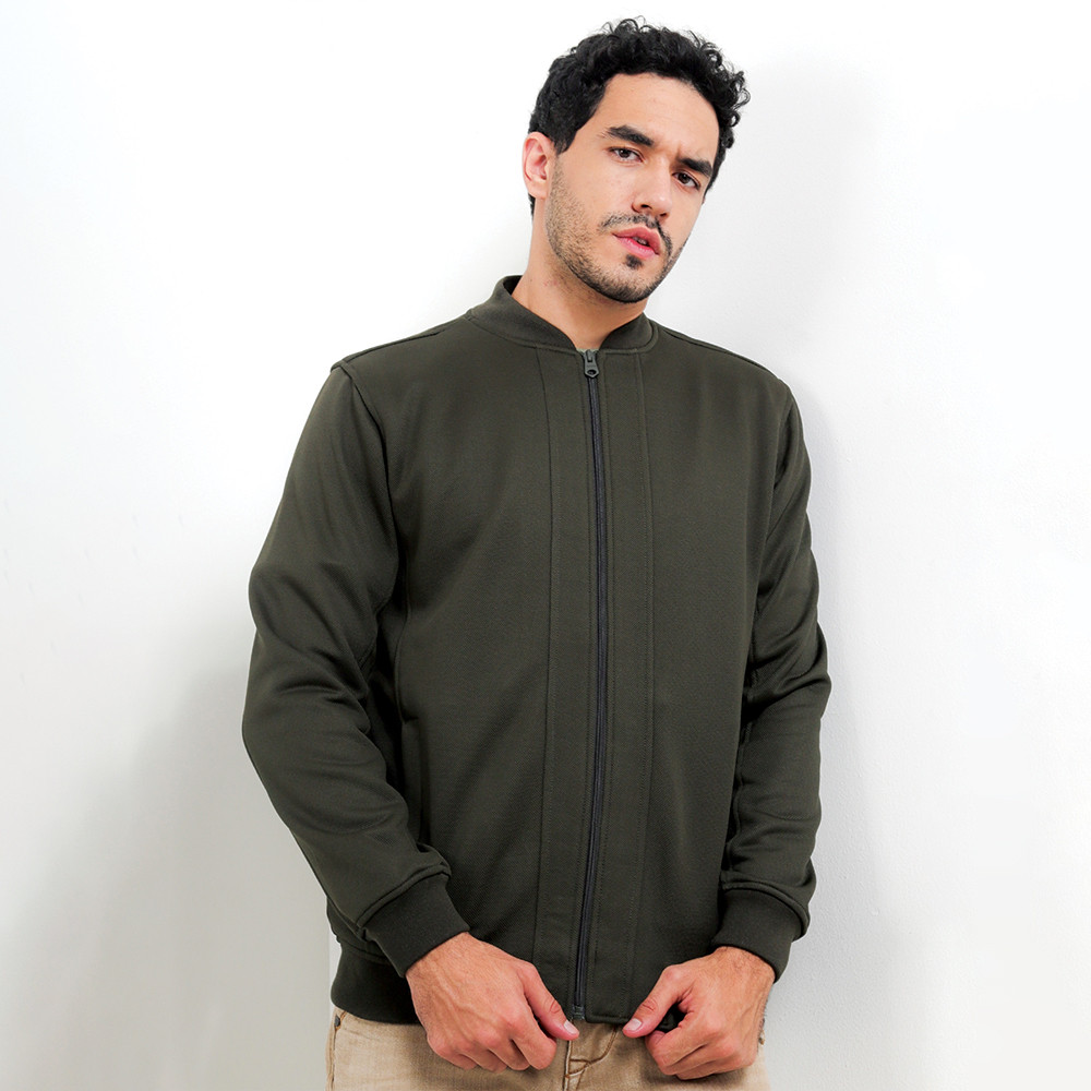 Jaket Bomber Regular - Fleece Pique VB005J | Cressida The Next Level
