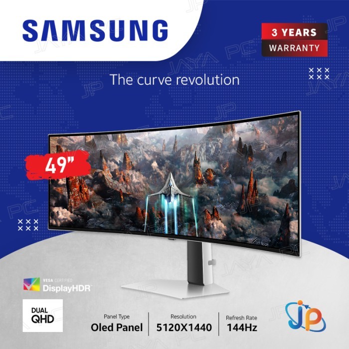 Monitor Samsung LED OLED Odyssey G9 S49DG910 - Curved DQHD 49" Inch