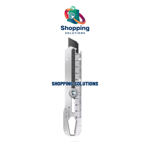 

Pisau Cutter Besar Stainless Steel Anti Karat Multifungsi Tajam