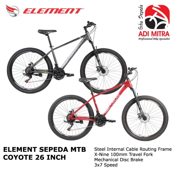 Element Coyote [26 Inch] Sepeda MTB 3x7 Speed
