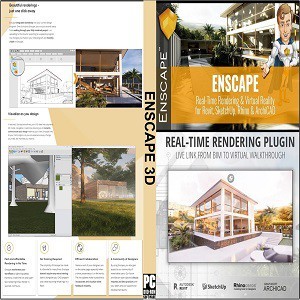 ENSCAPE 3D v2.3.2.7 Windows Plugin sketchup Bonus Sketchup 2018