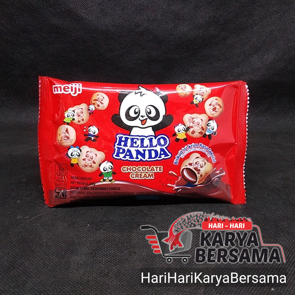 

MEIJI HELLO PANDA BISCUITS WITH CHOCOLATE CREAM 25GR